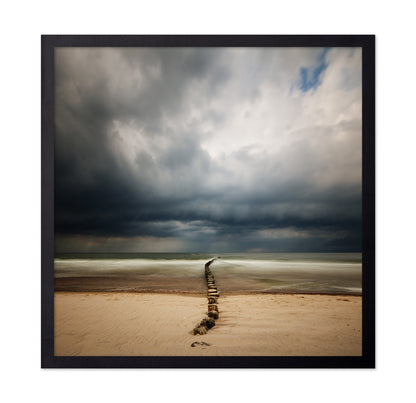 Stormy Sea Breakwater