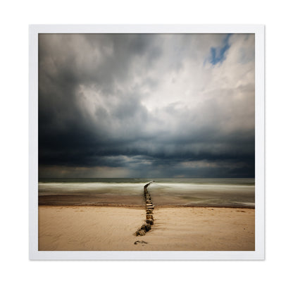 Stormy Sea Breakwater