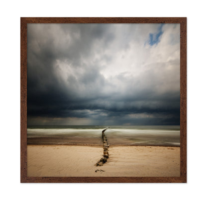 Stormy Sea Breakwater