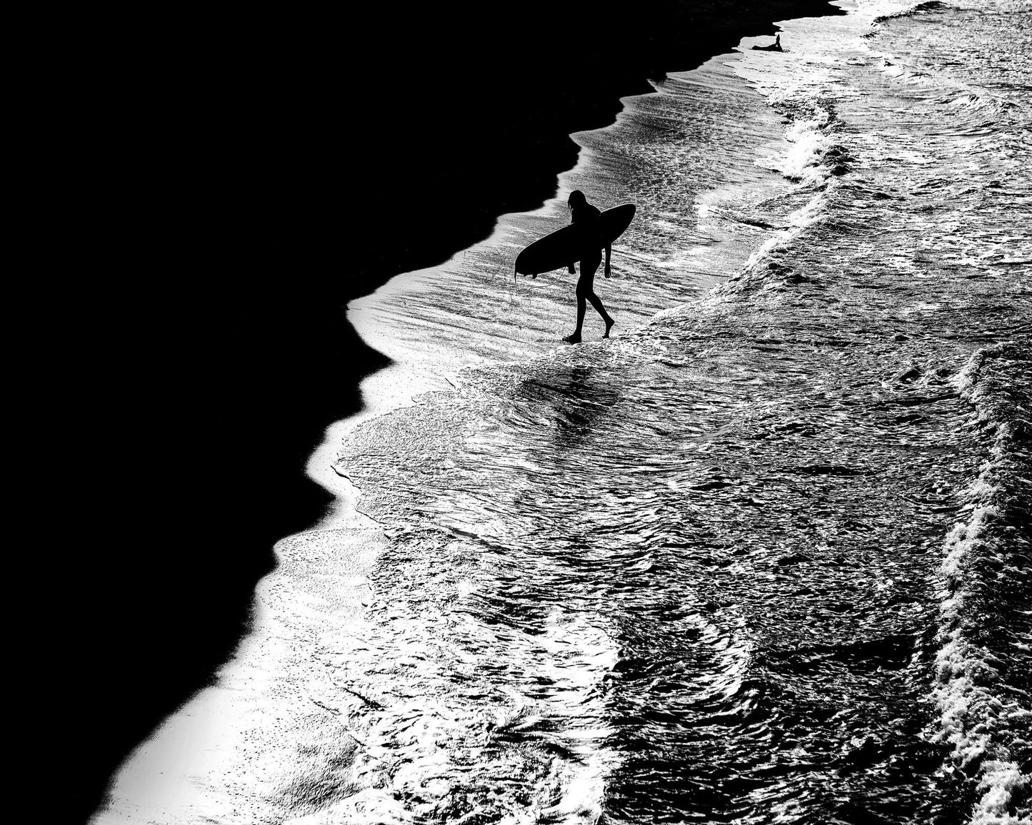 Lone Surfer Walk No1