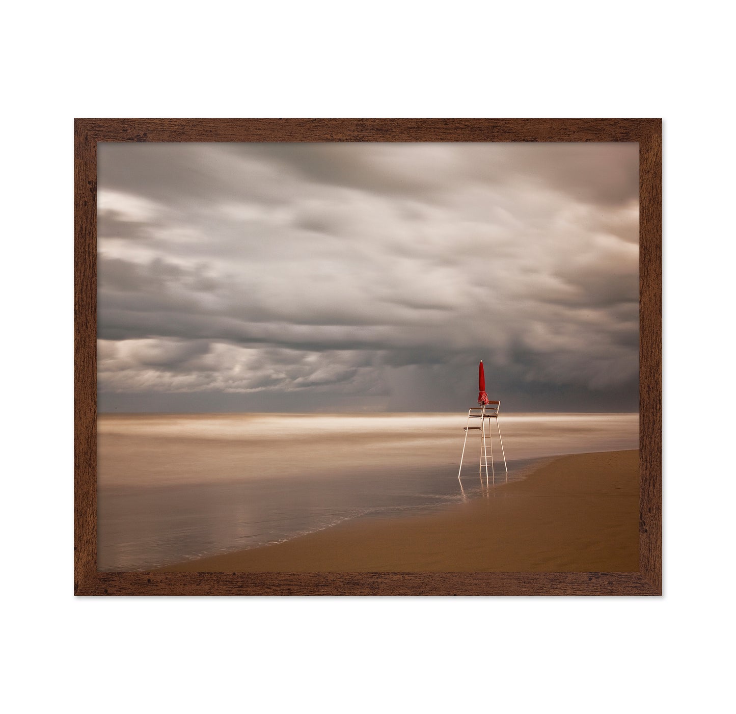 Red Lifeguard Stand