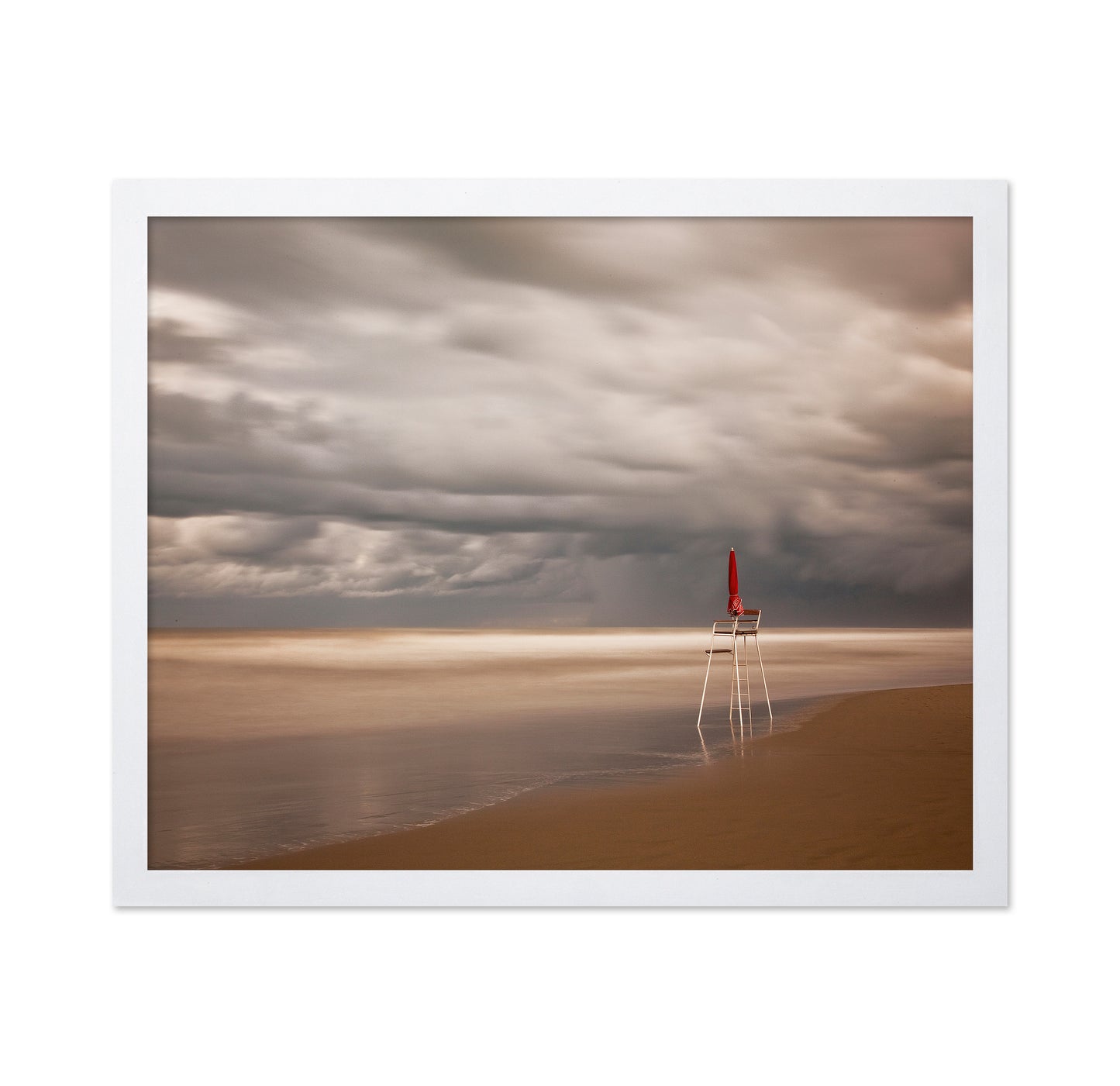 Red Lifeguard Stand