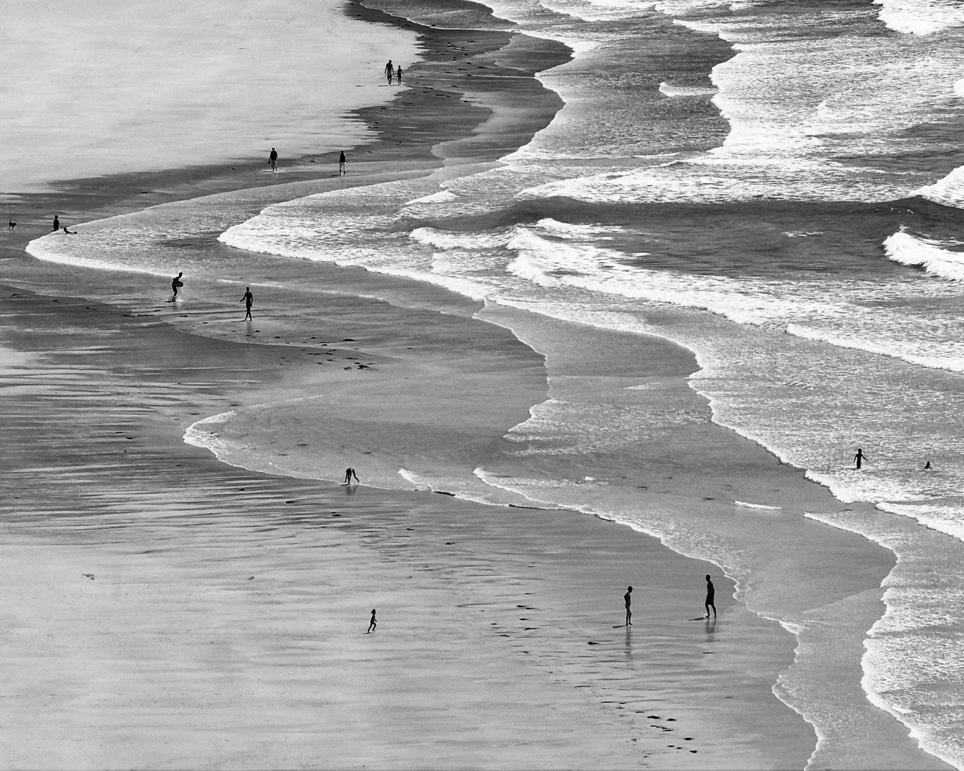 Beach Walkers Above