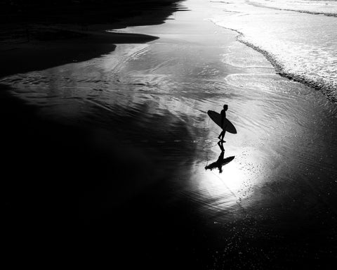 Surfer Shore Walk