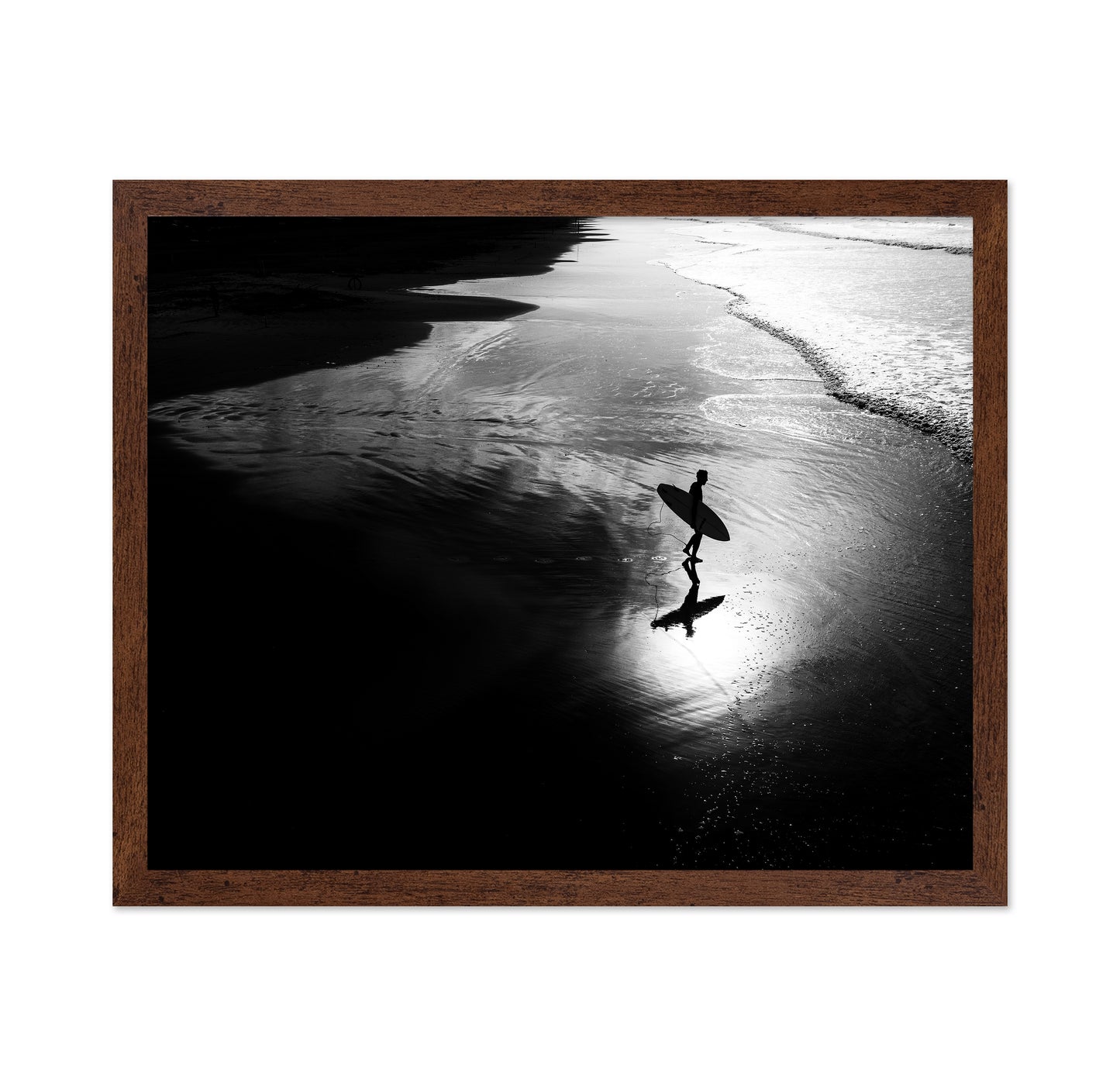 Surfer Shore Walk