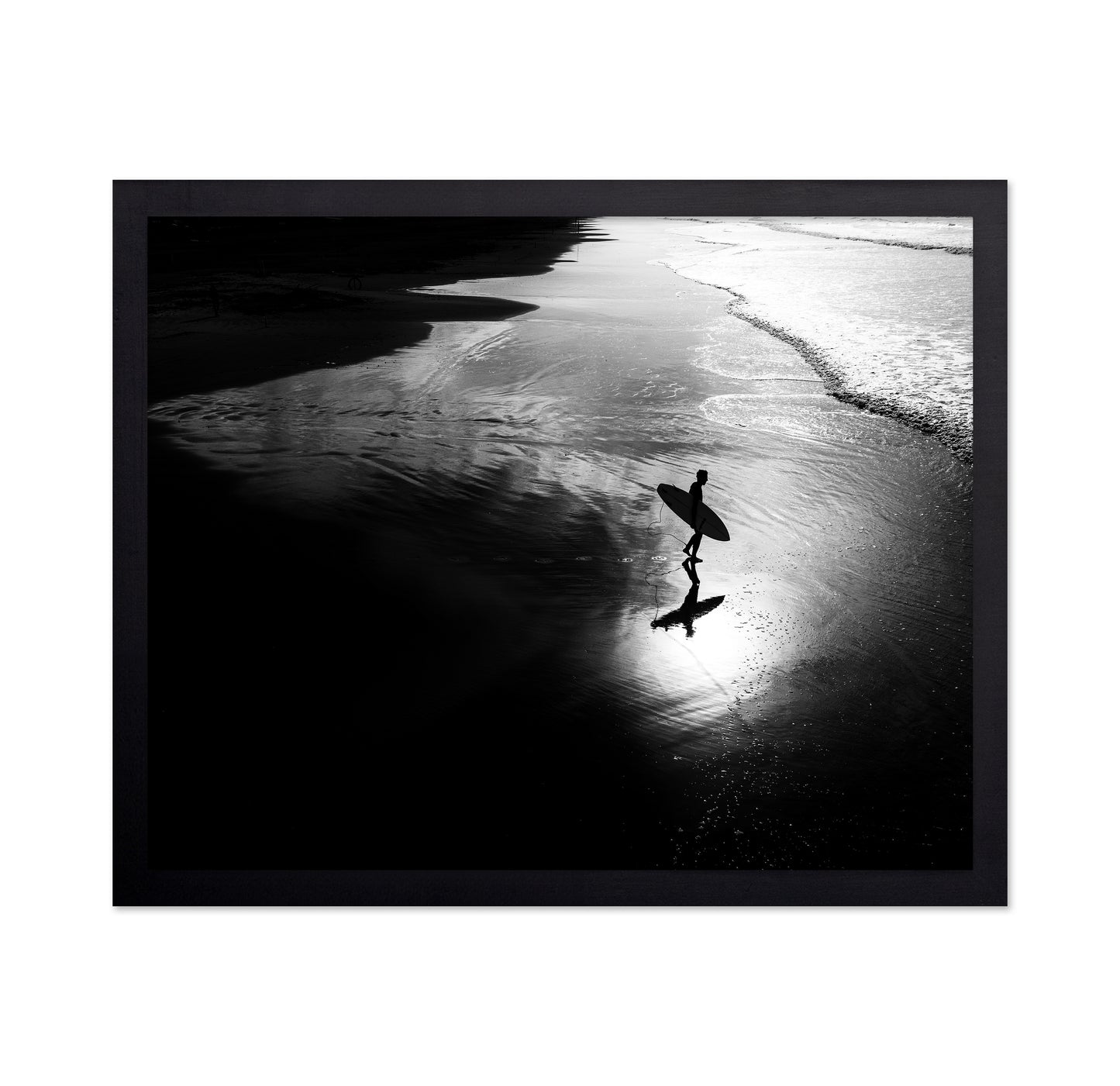 Surfer Shore Walk