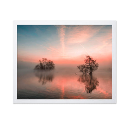 Misty Lake Sunrise No1
