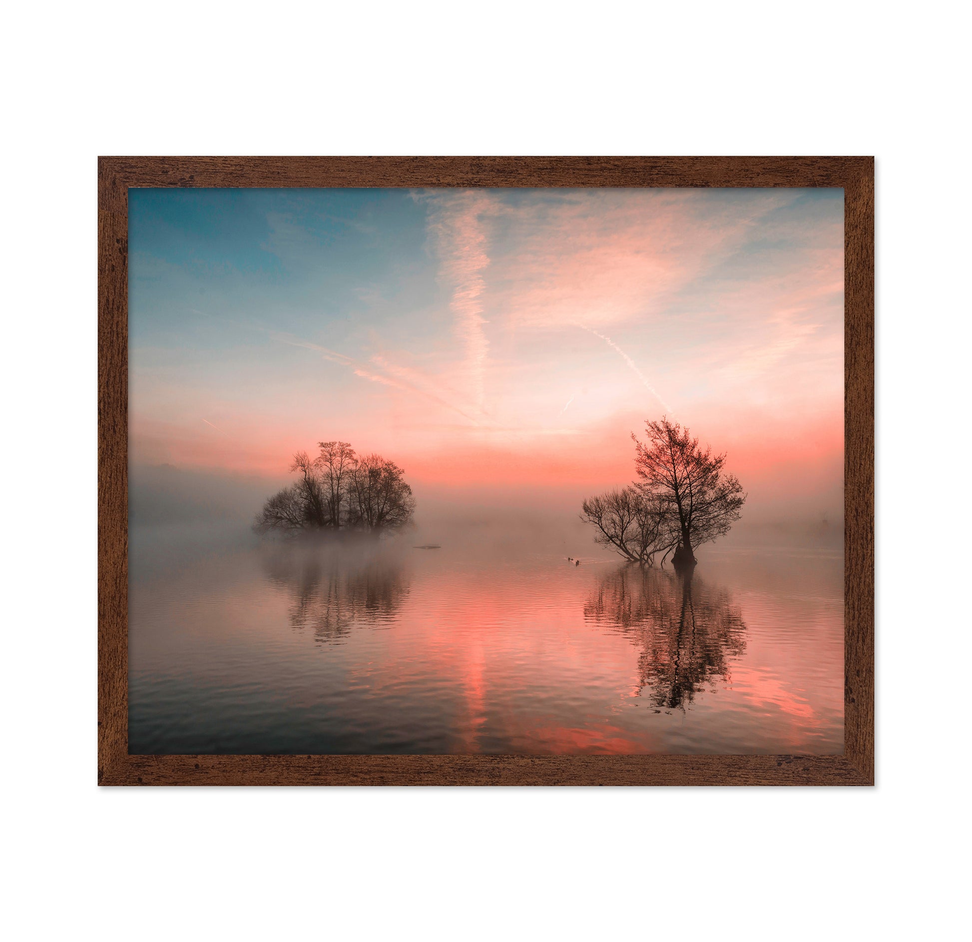 Misty Lake Sunrise No1