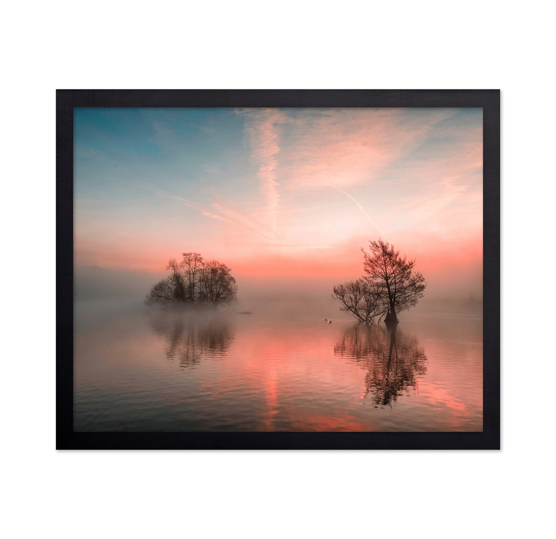 Misty Lake Sunrise No1
