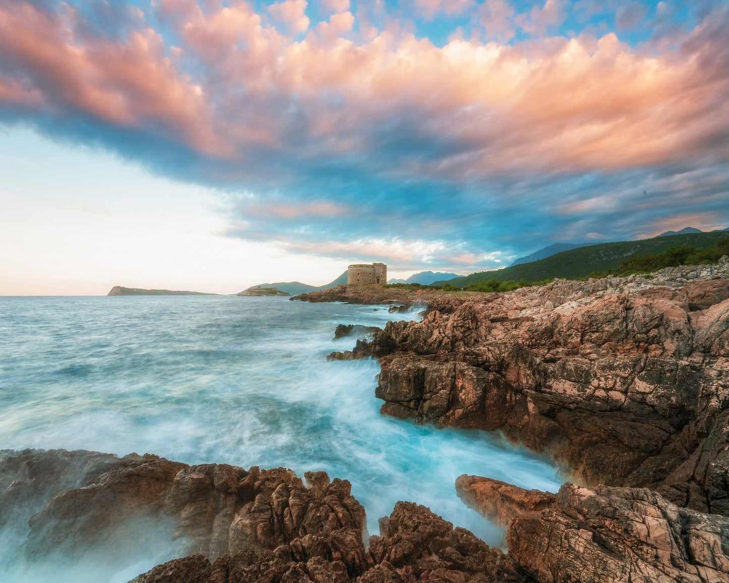 Coastal Tower Sunset