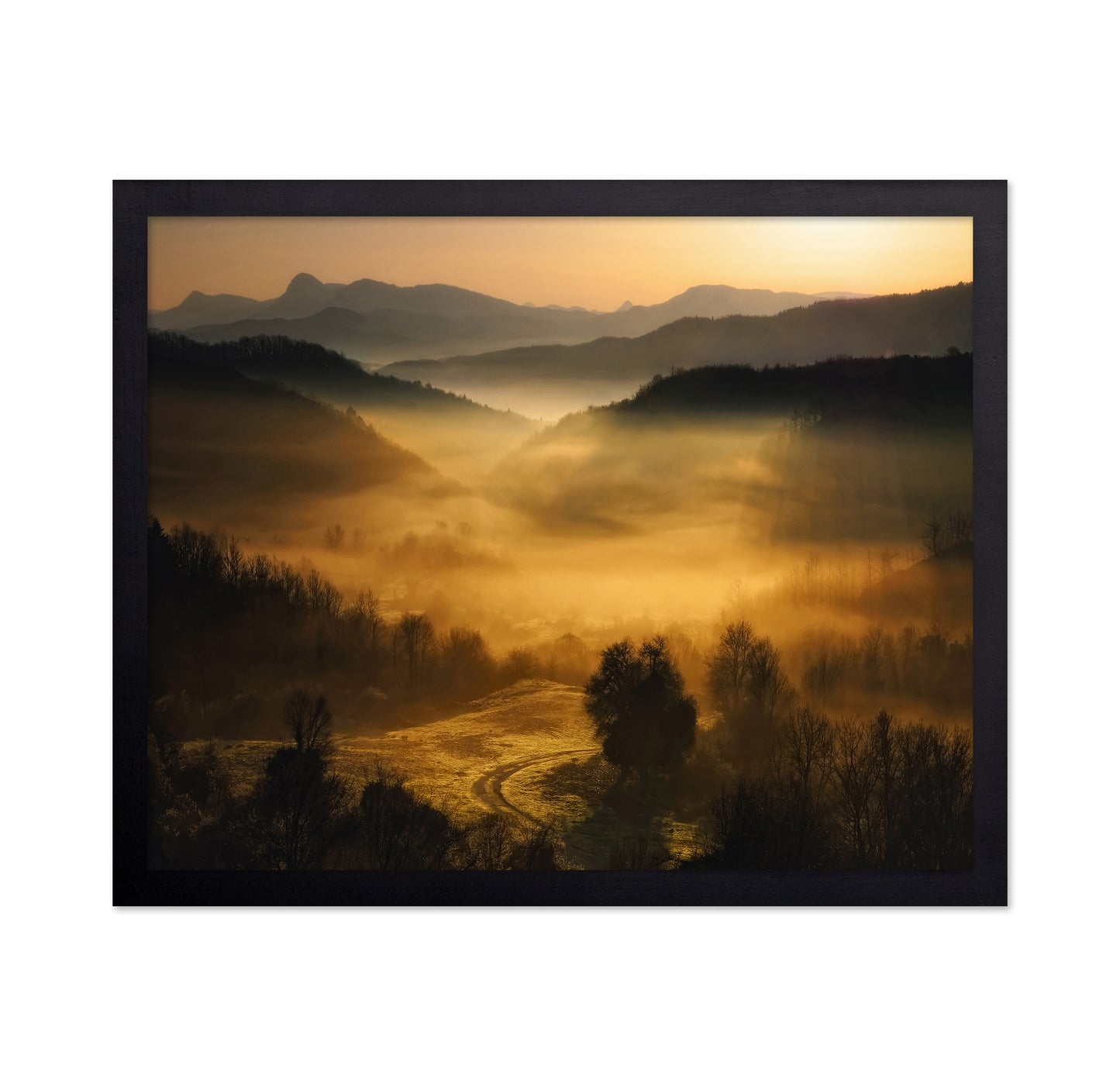 Golden Misty Valley
