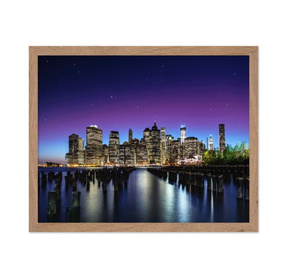 City Skyline At Night