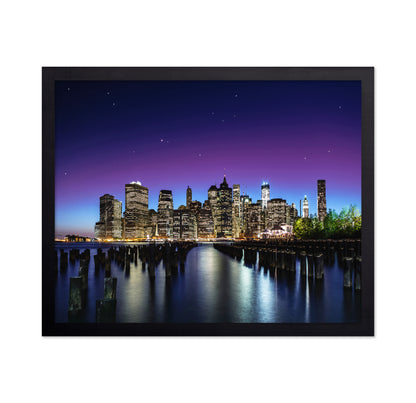 City Skyline At Night