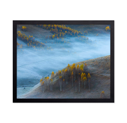 Autumn Hills In Mist