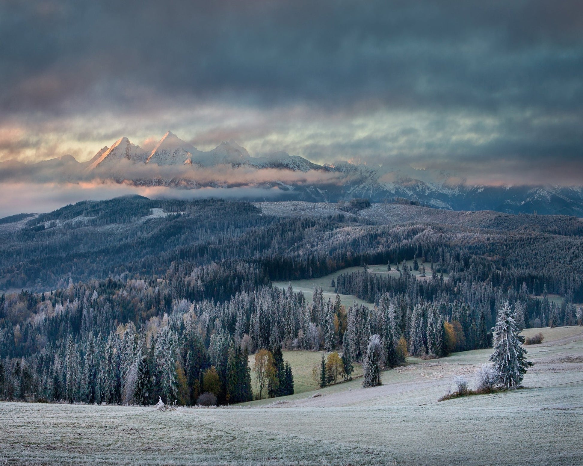 Winter Mountain Dawn