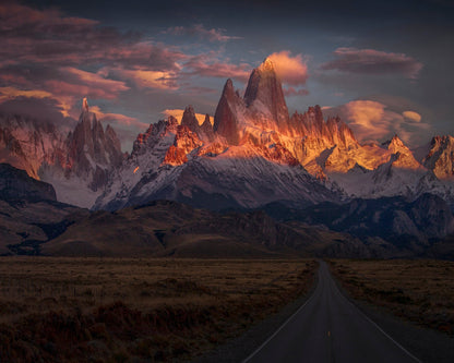 Fiery Mountain Sunrise