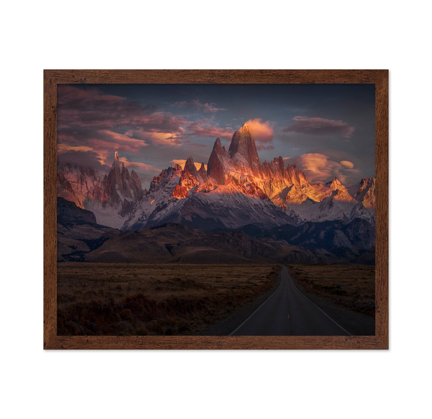 Fiery Mountain Sunrise