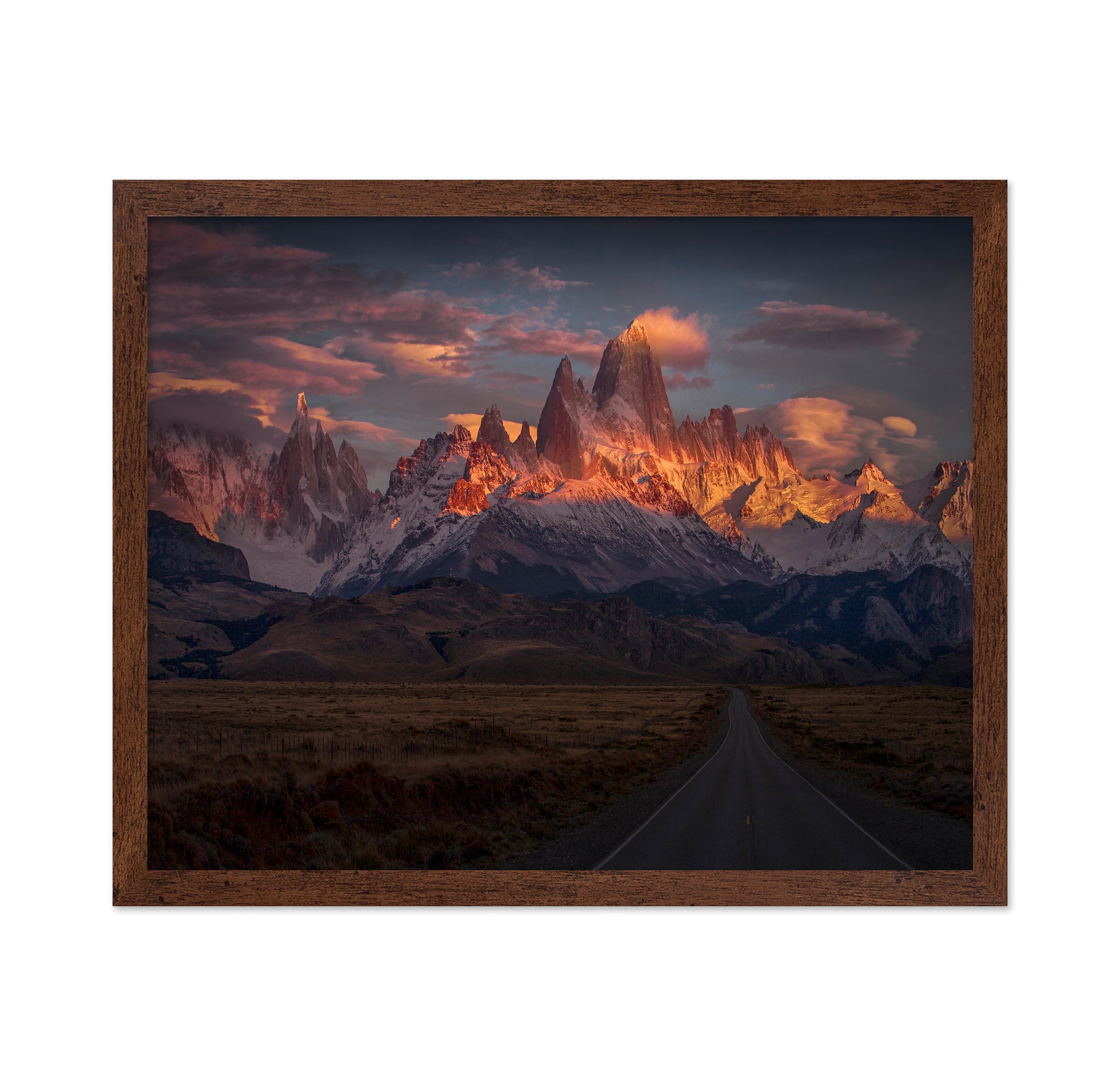 Fiery Mountain Sunrise
