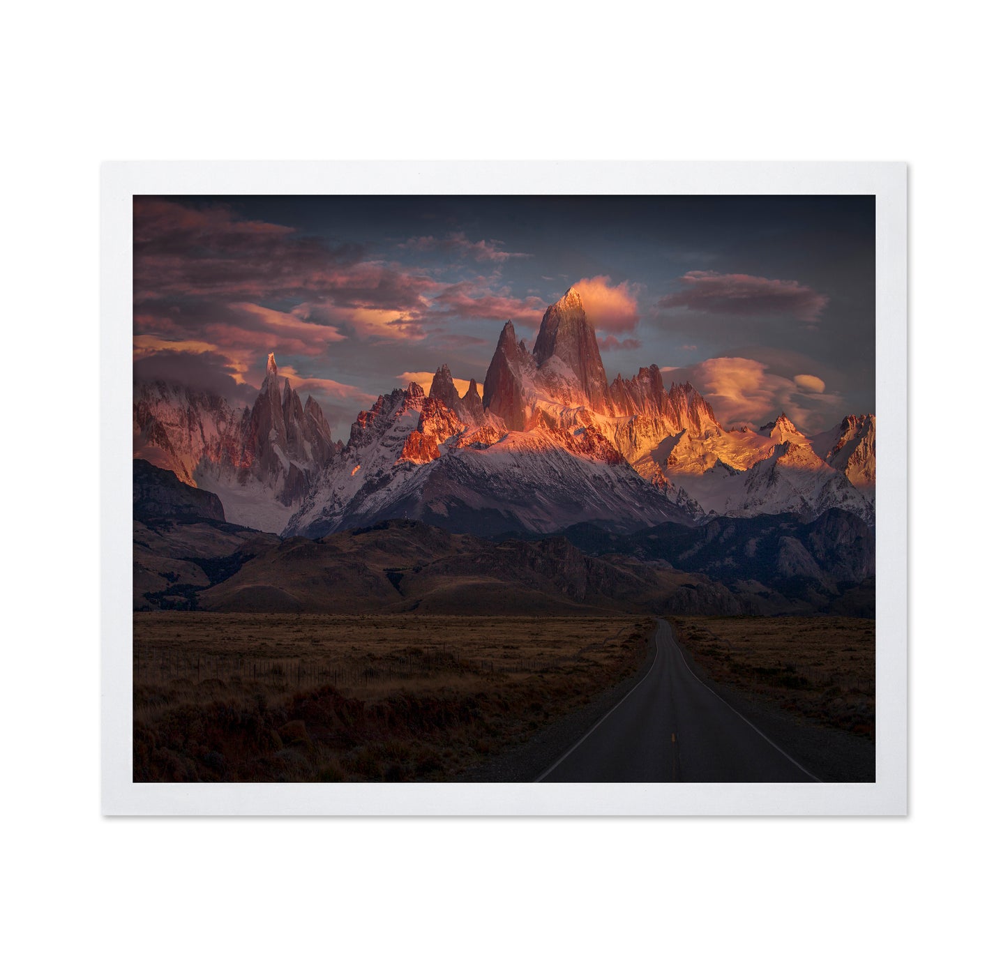 Fiery Mountain Sunrise