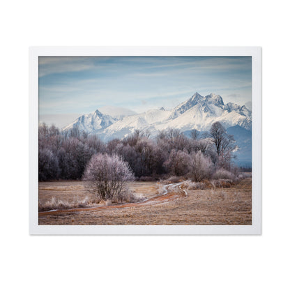 Frosty Path to Snowy Peaks