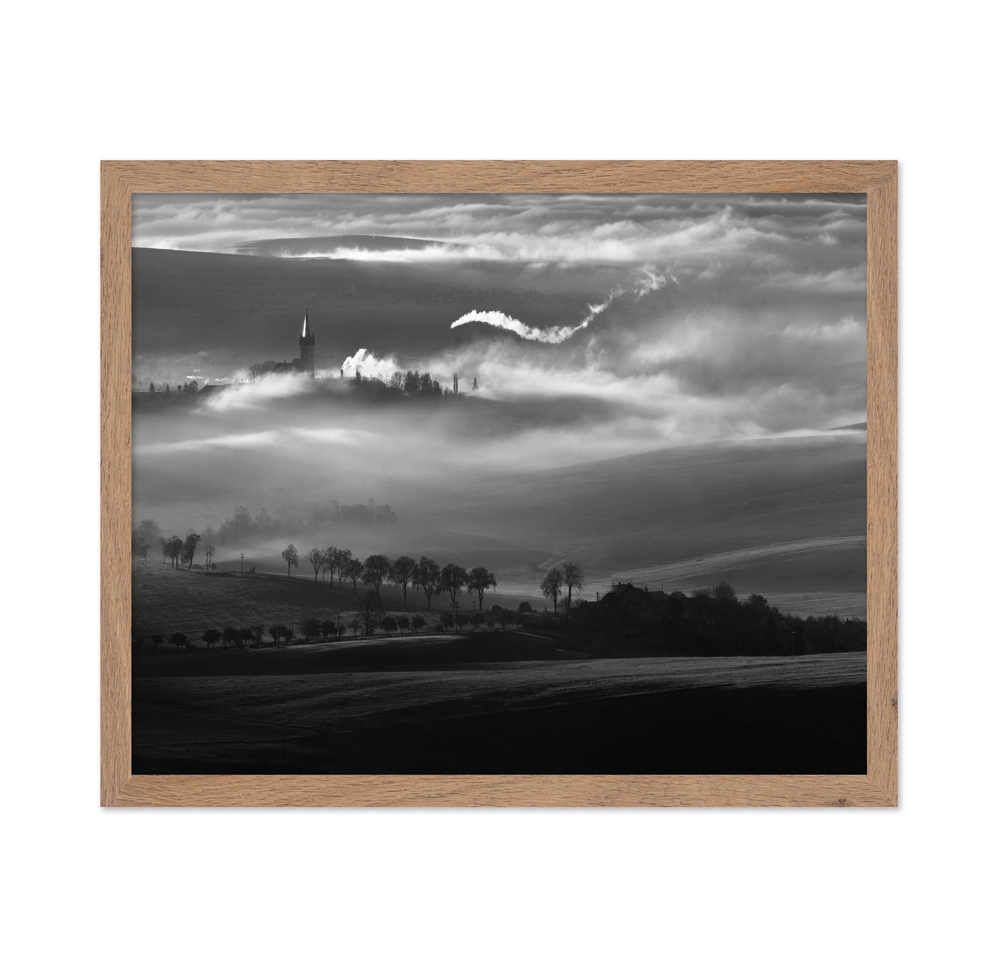 Mist Rising Over Quiet Hills