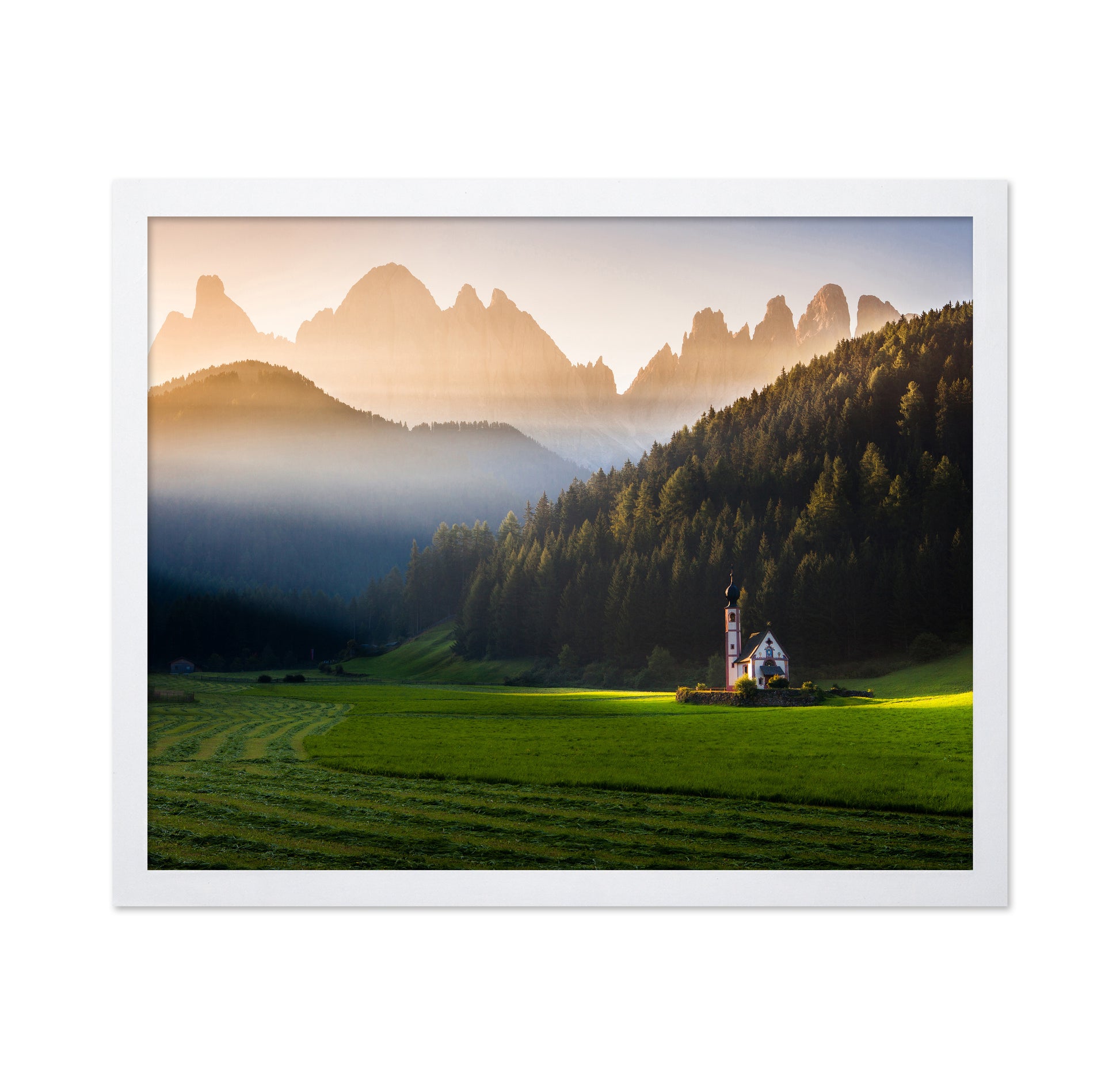 Chapel in Golden Mountain Light