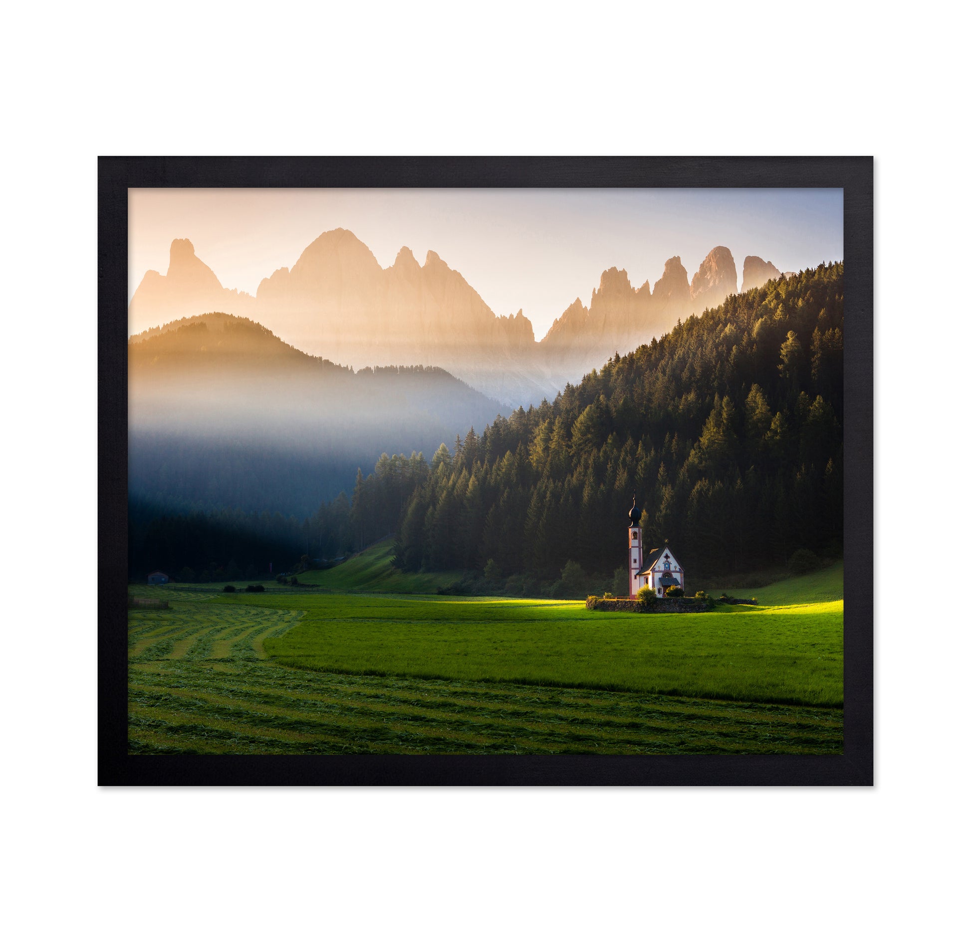 Chapel in Golden Mountain Light