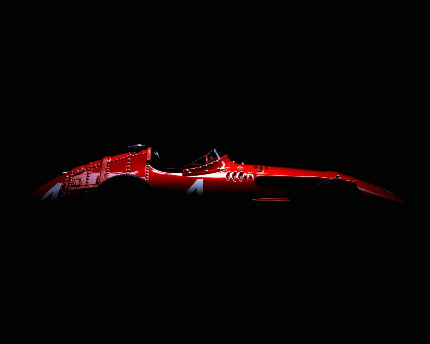 Vintage Red Race Car