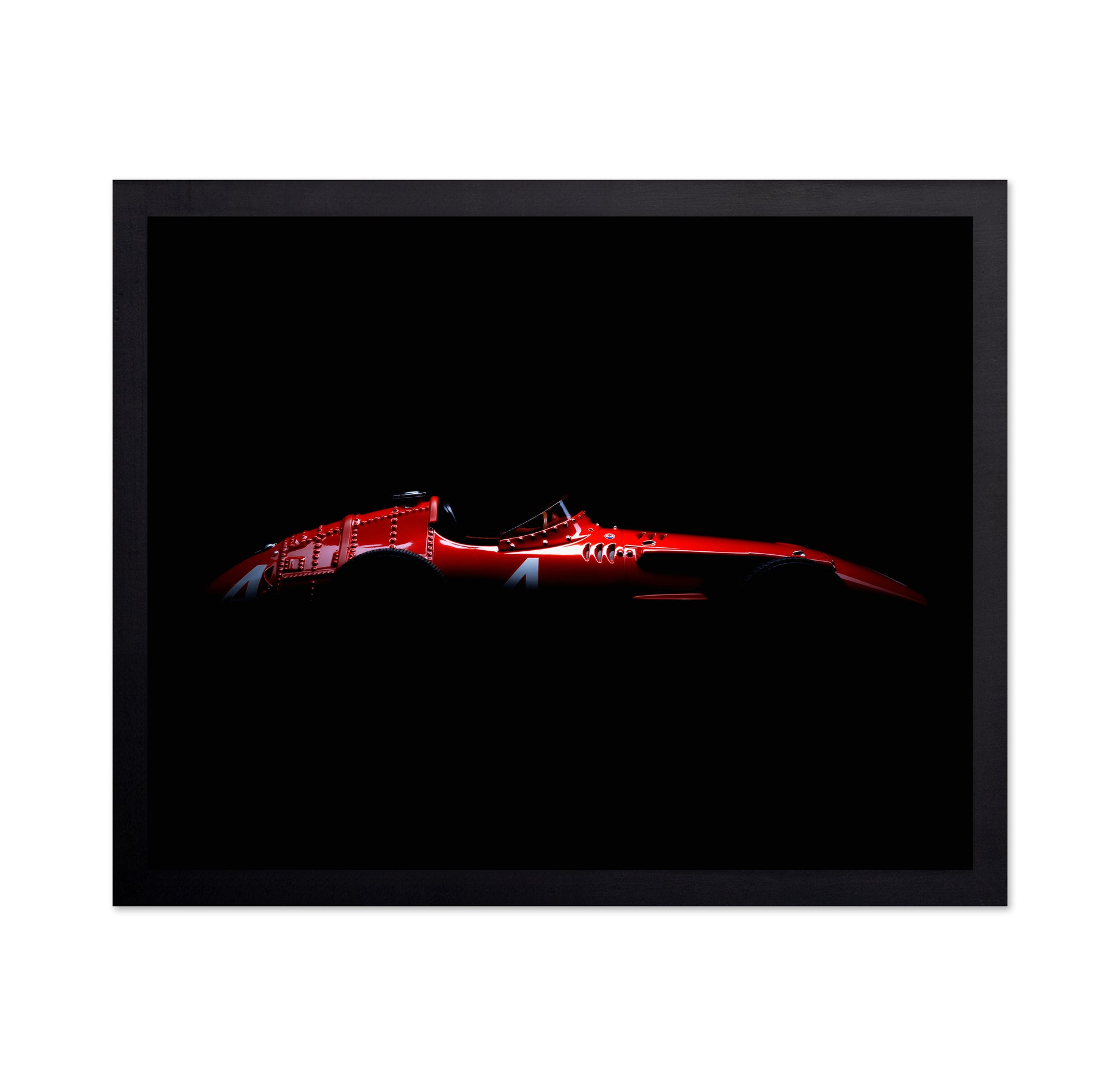 Vintage Red Race Car