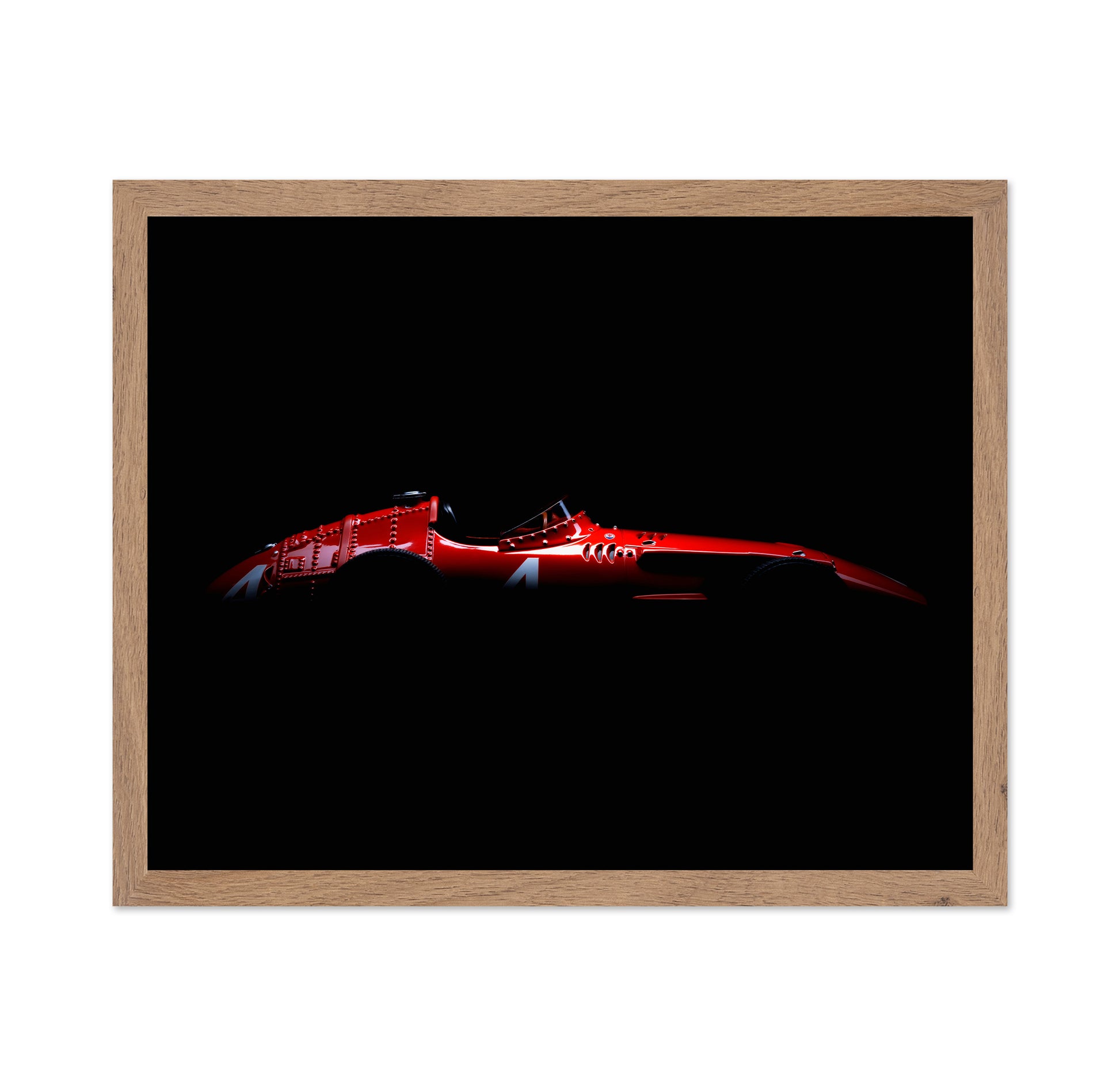Vintage Red Race Car