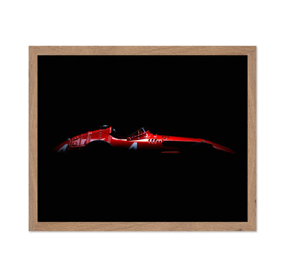 Vintage Red Race Car
