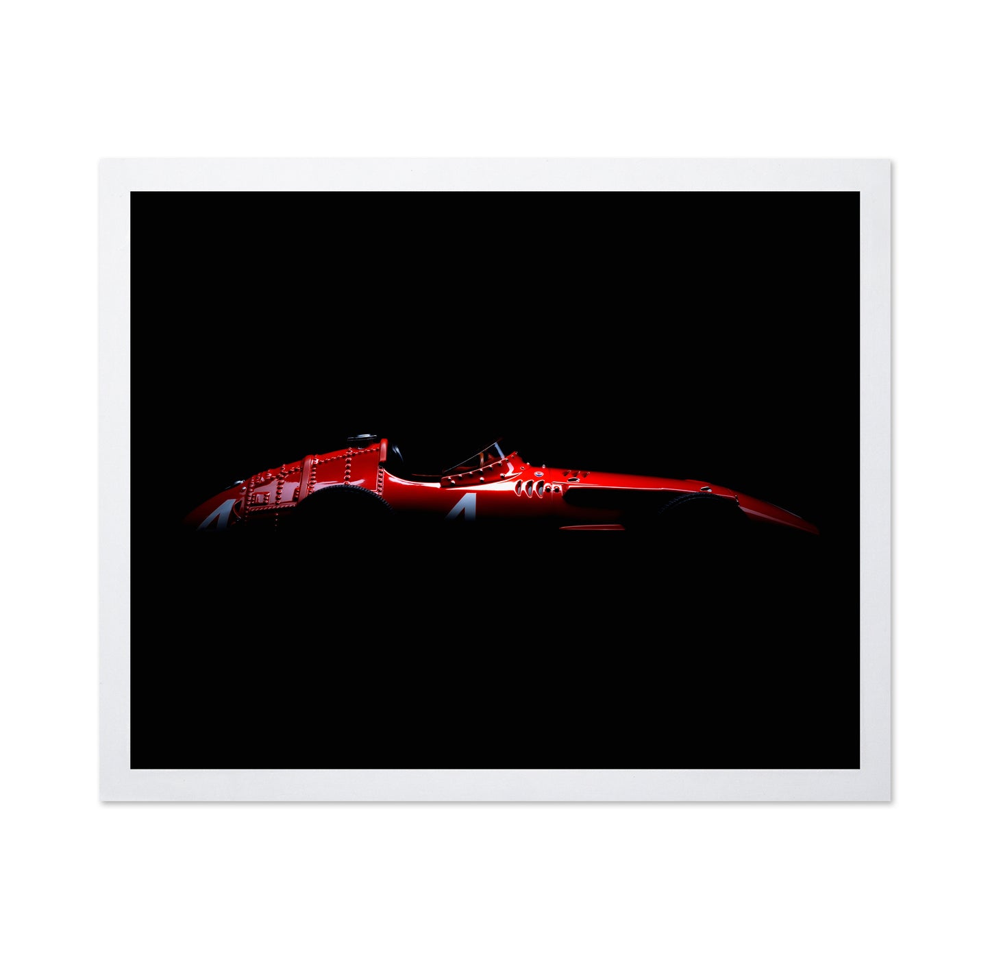 Vintage Red Race Car