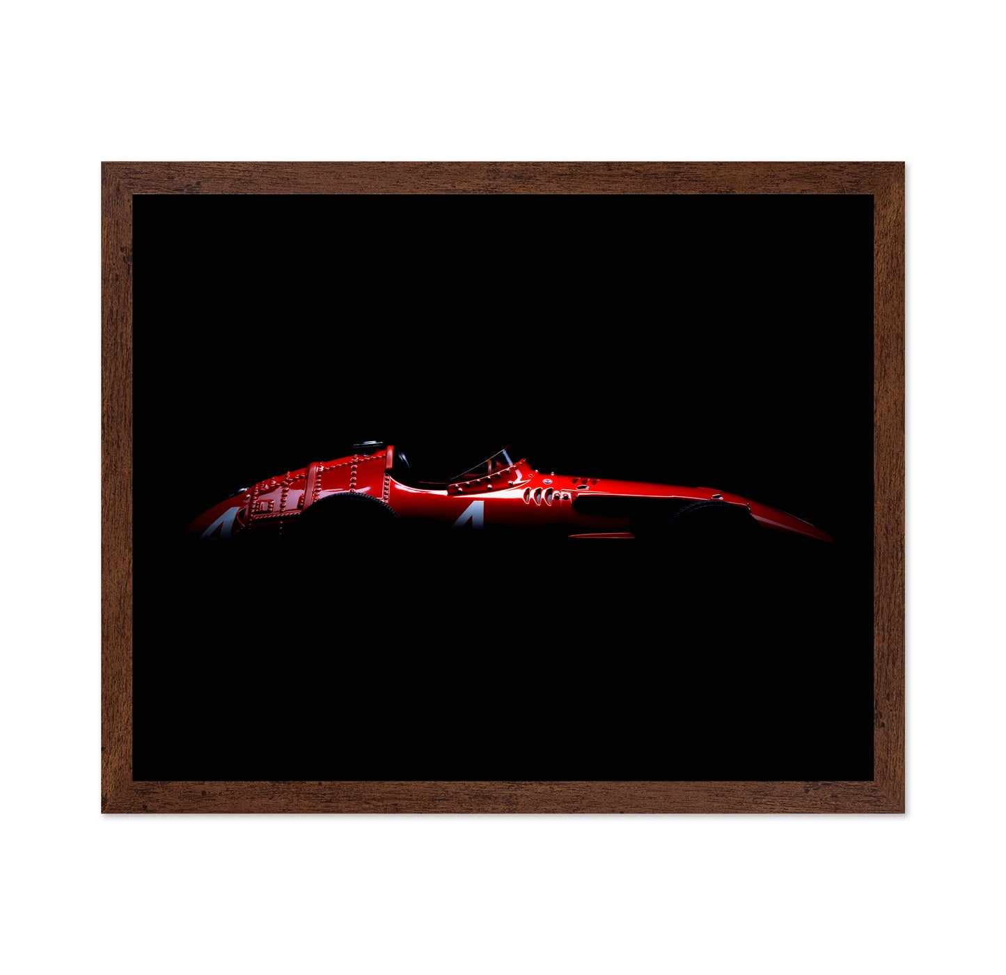 Vintage Red Race Car