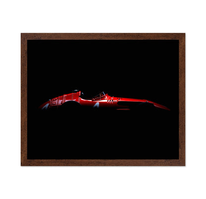 Vintage Red Race Car