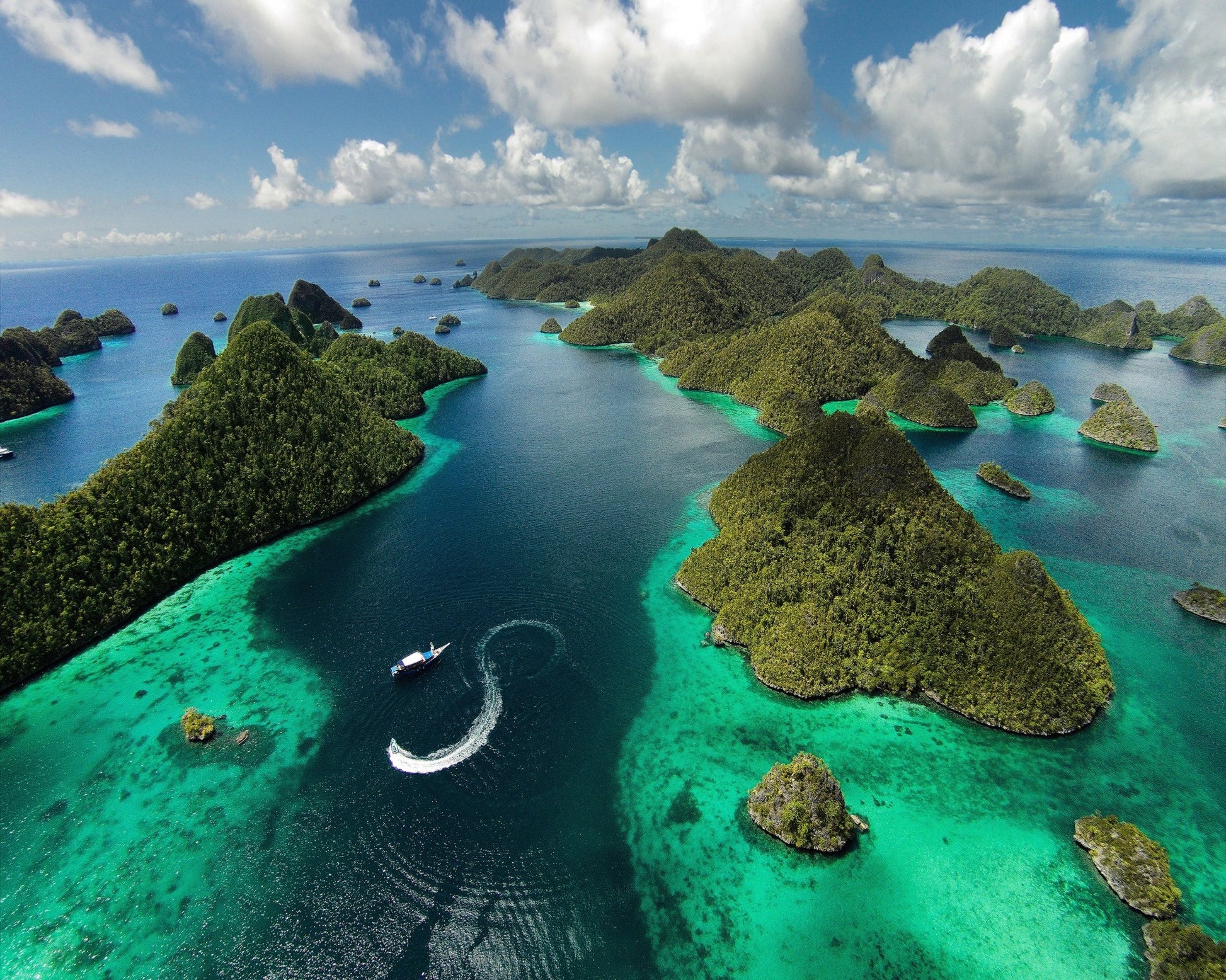 Tropical Island Aerial Paradise