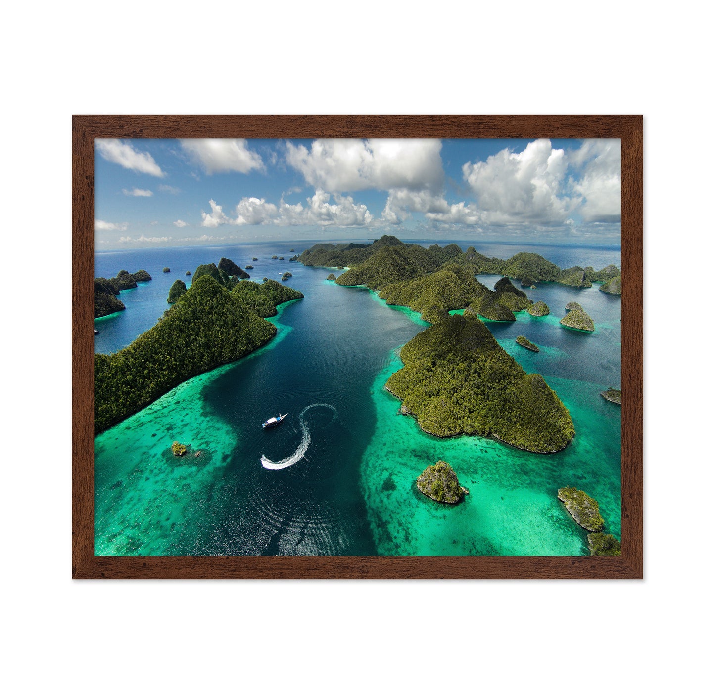 Tropical Island Aerial Paradise