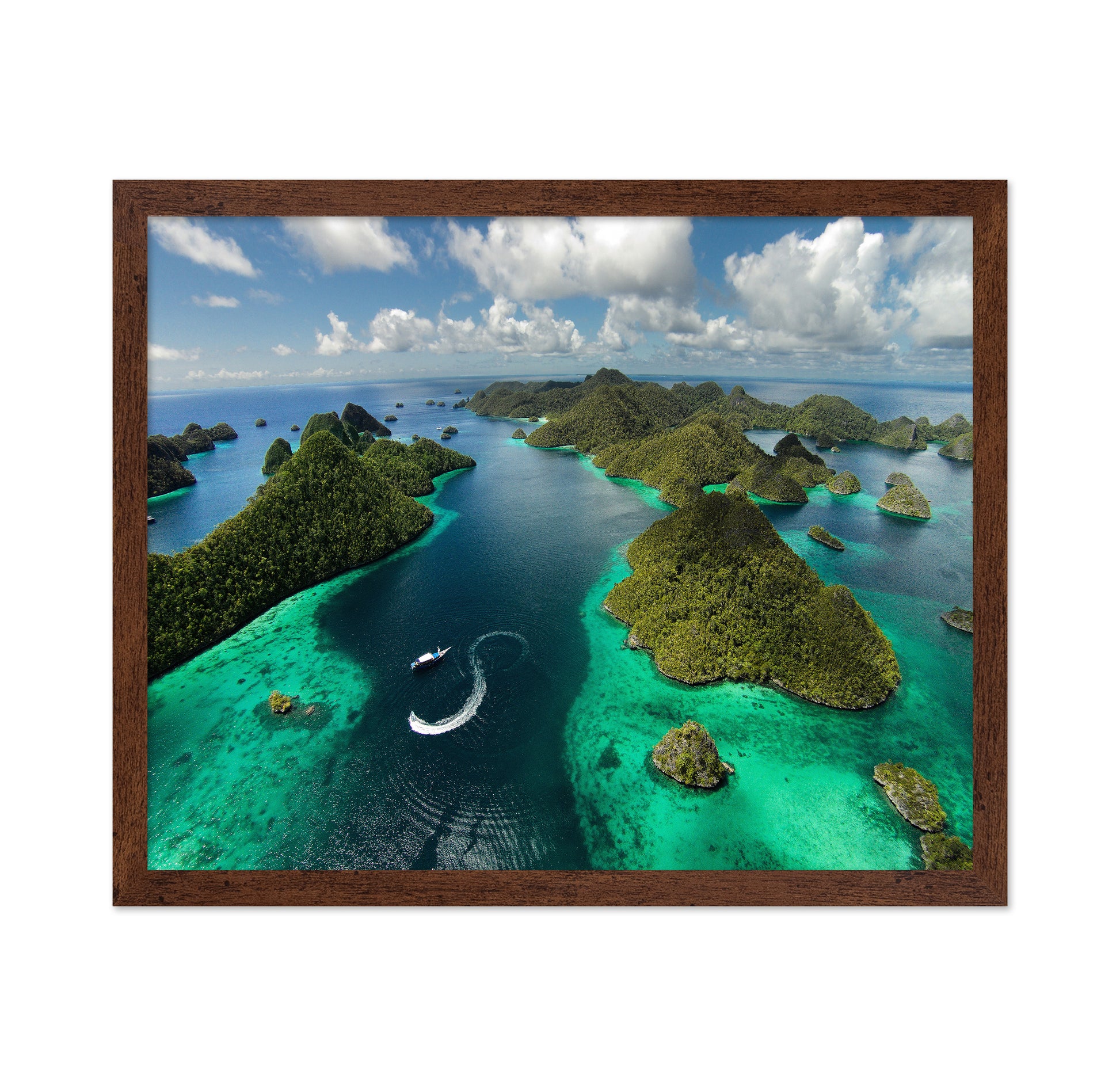Tropical Island Aerial Paradise