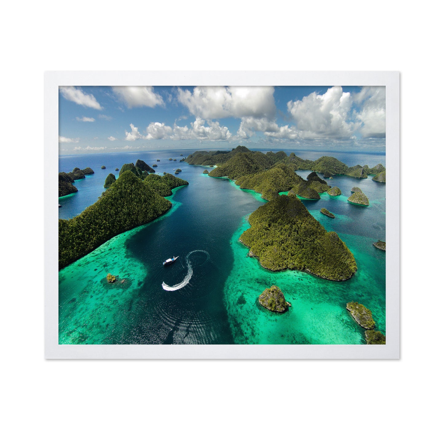 Tropical Island Aerial Paradise
