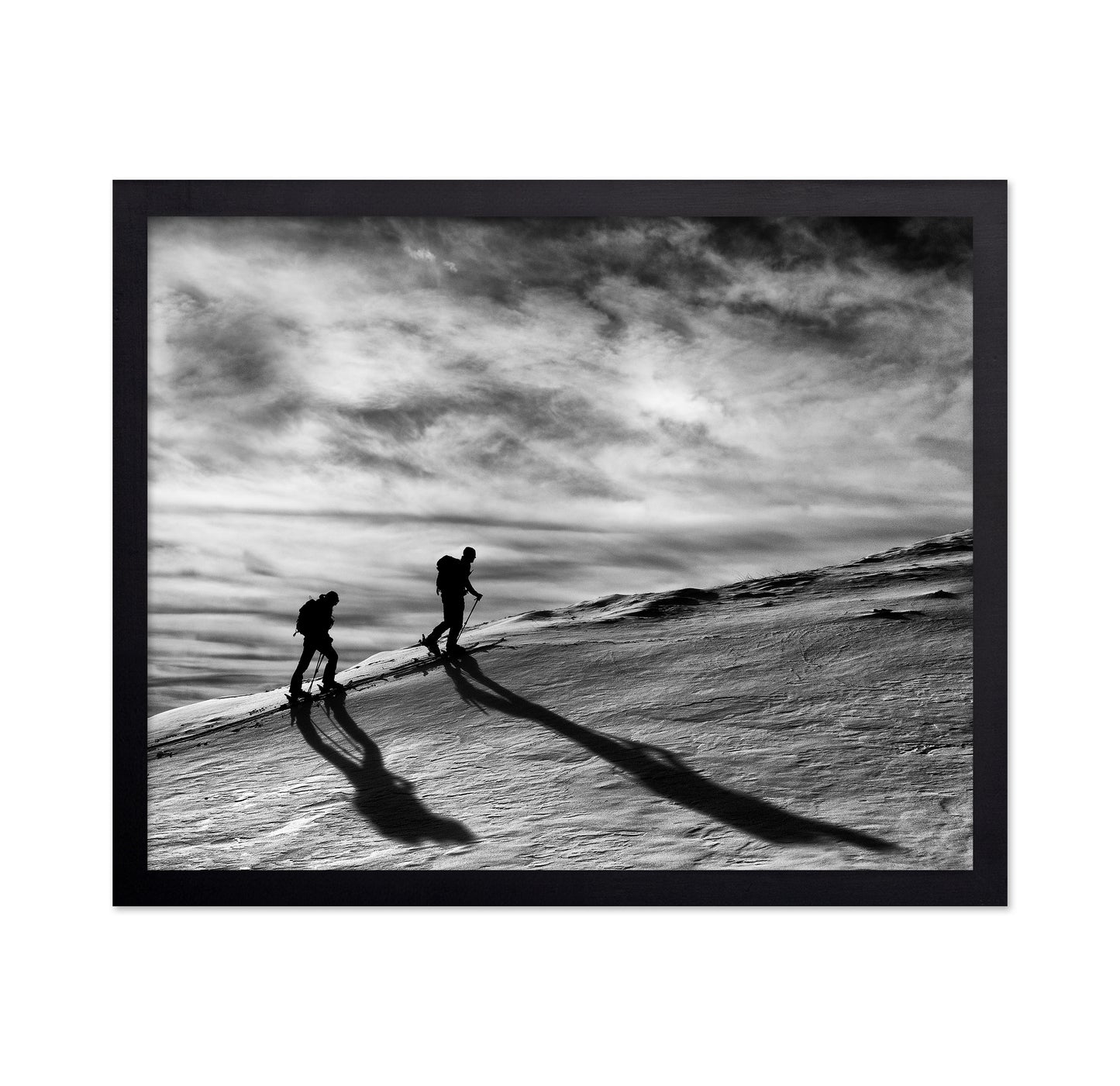 Mountain Climbers Silhouette