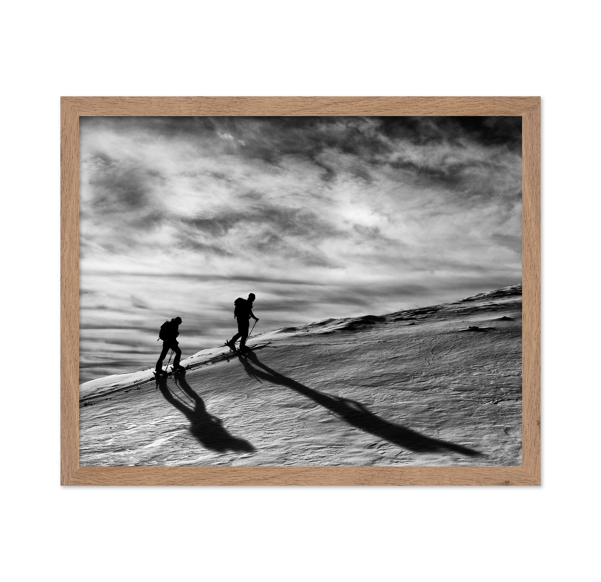 Mountain Climbers Silhouette