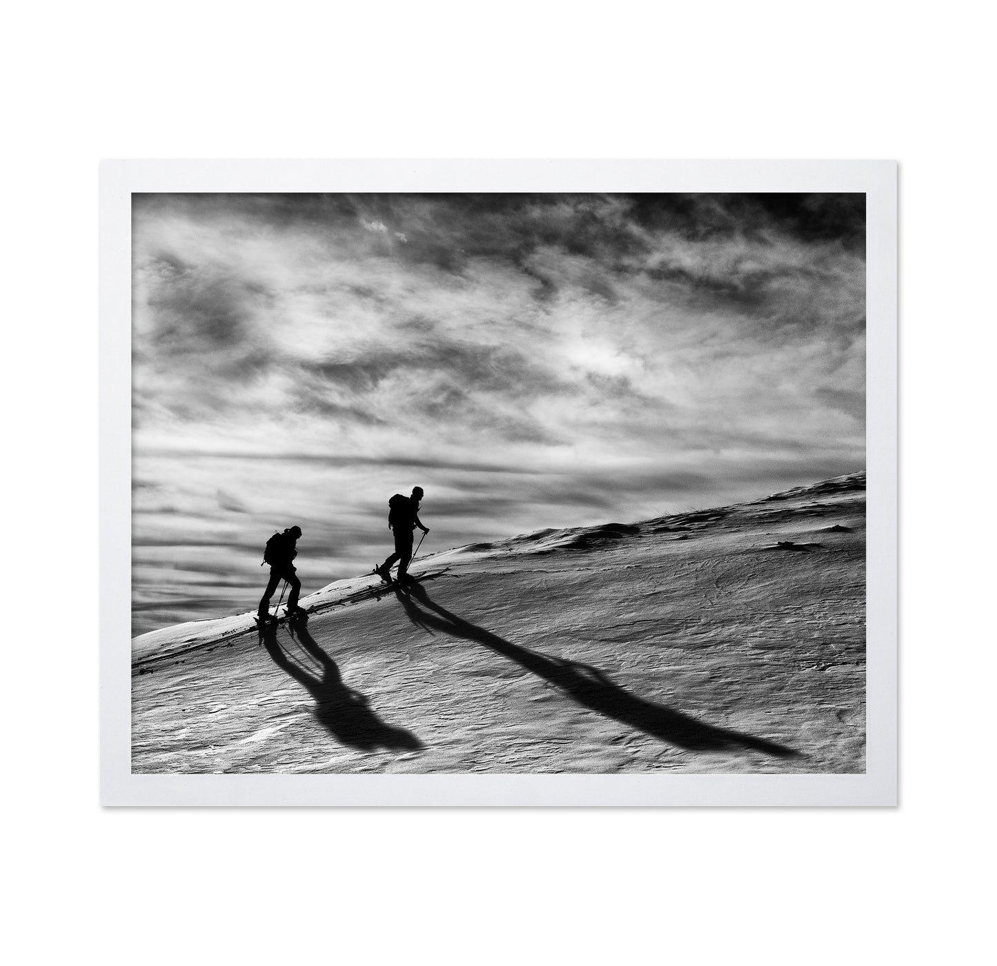 Mountain Climbers Silhouette
