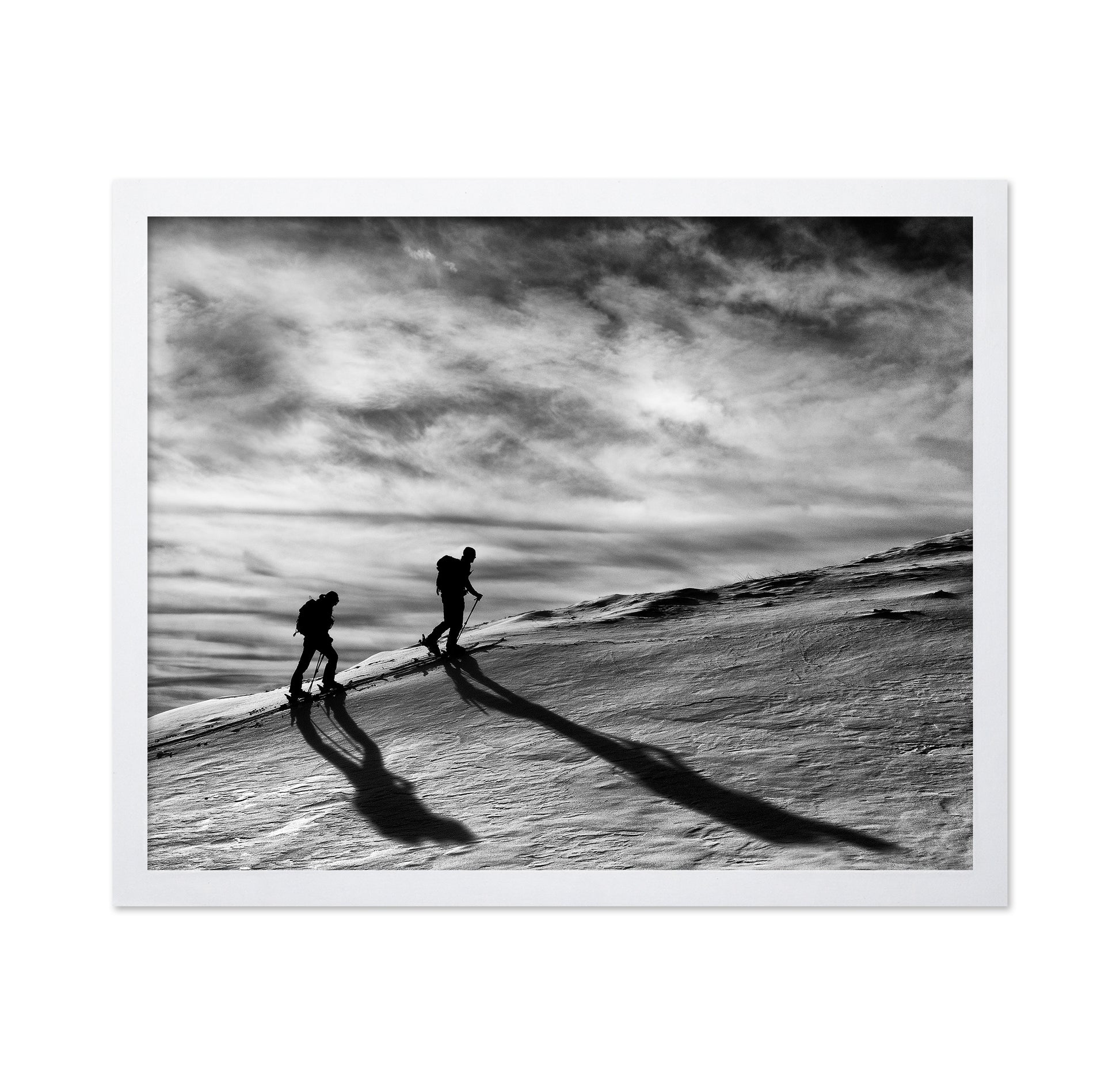 Mountain Climbers Silhouette