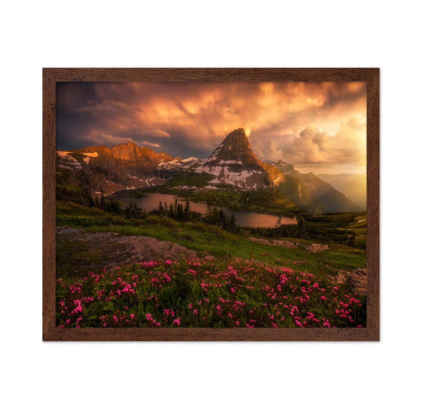 Mountain Sunset Valley