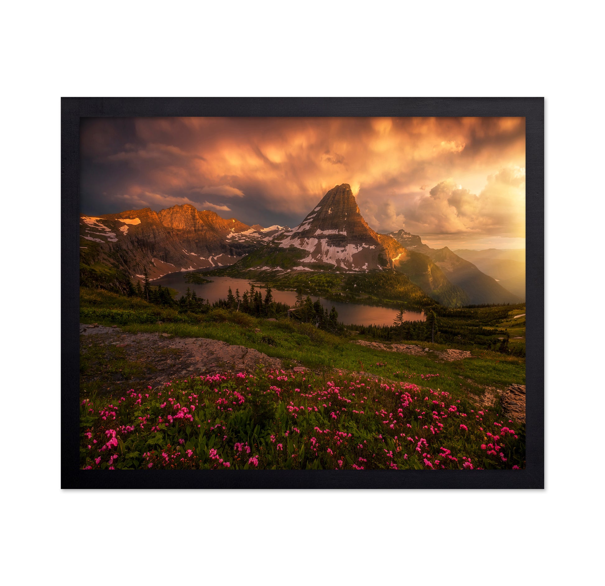 Mountain Sunset Valley
