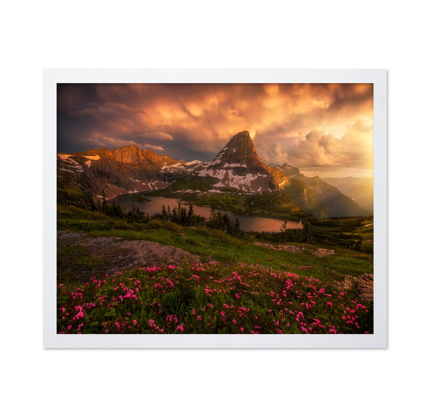 Mountain Sunset Valley