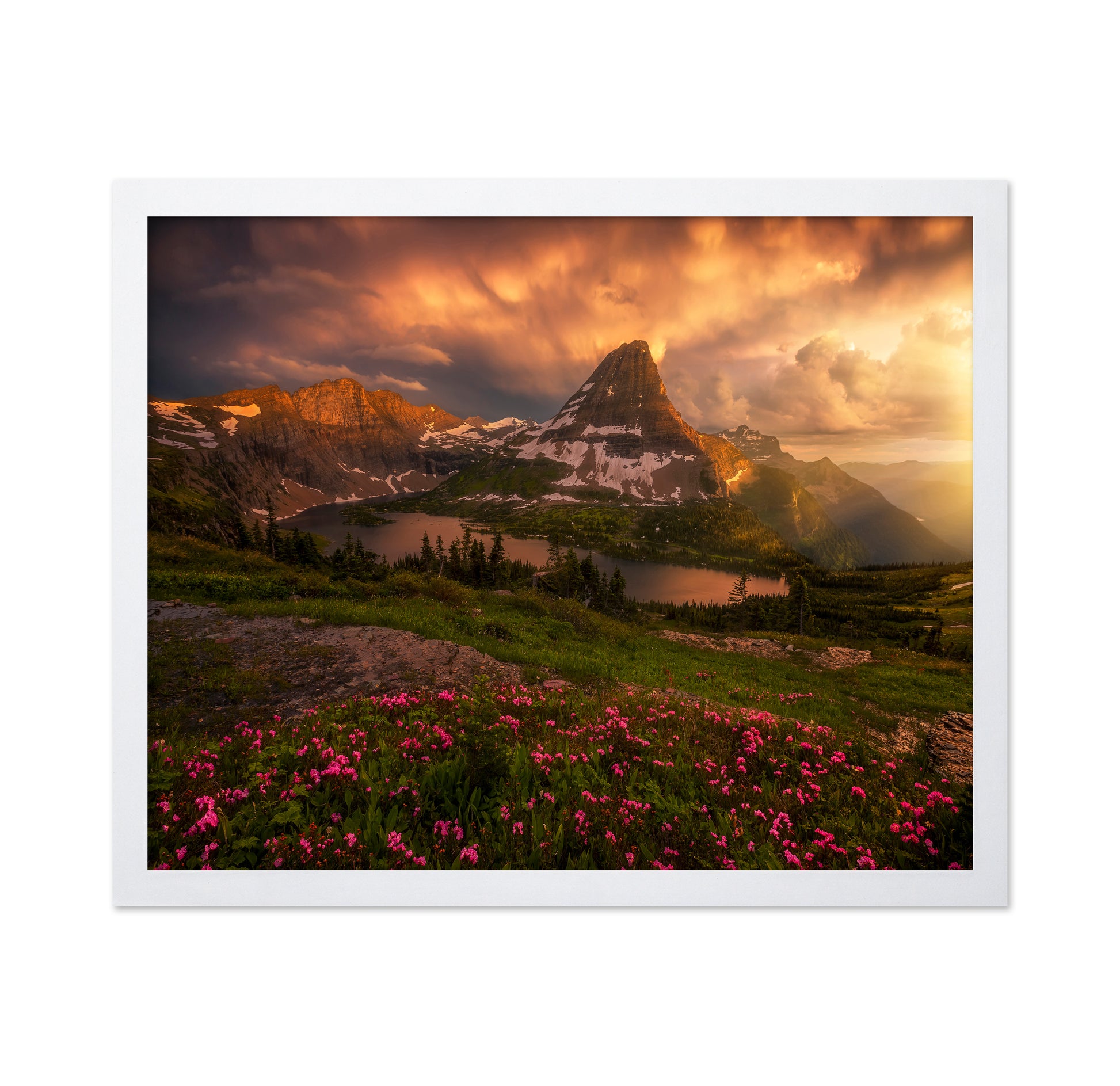 Mountain Sunset Valley