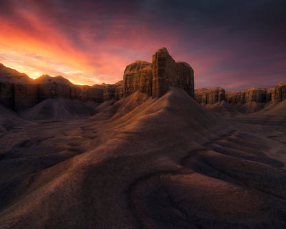 Desert Rock Sunset