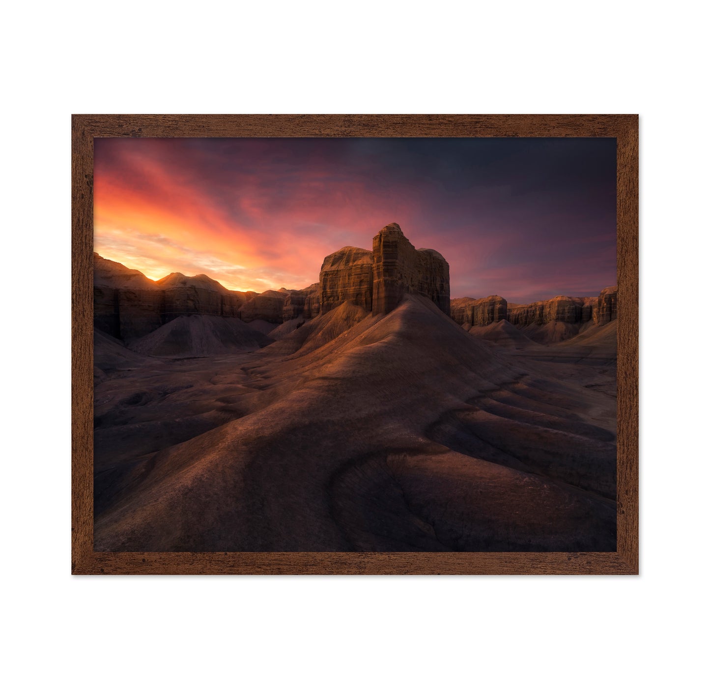 Desert Rock Sunset