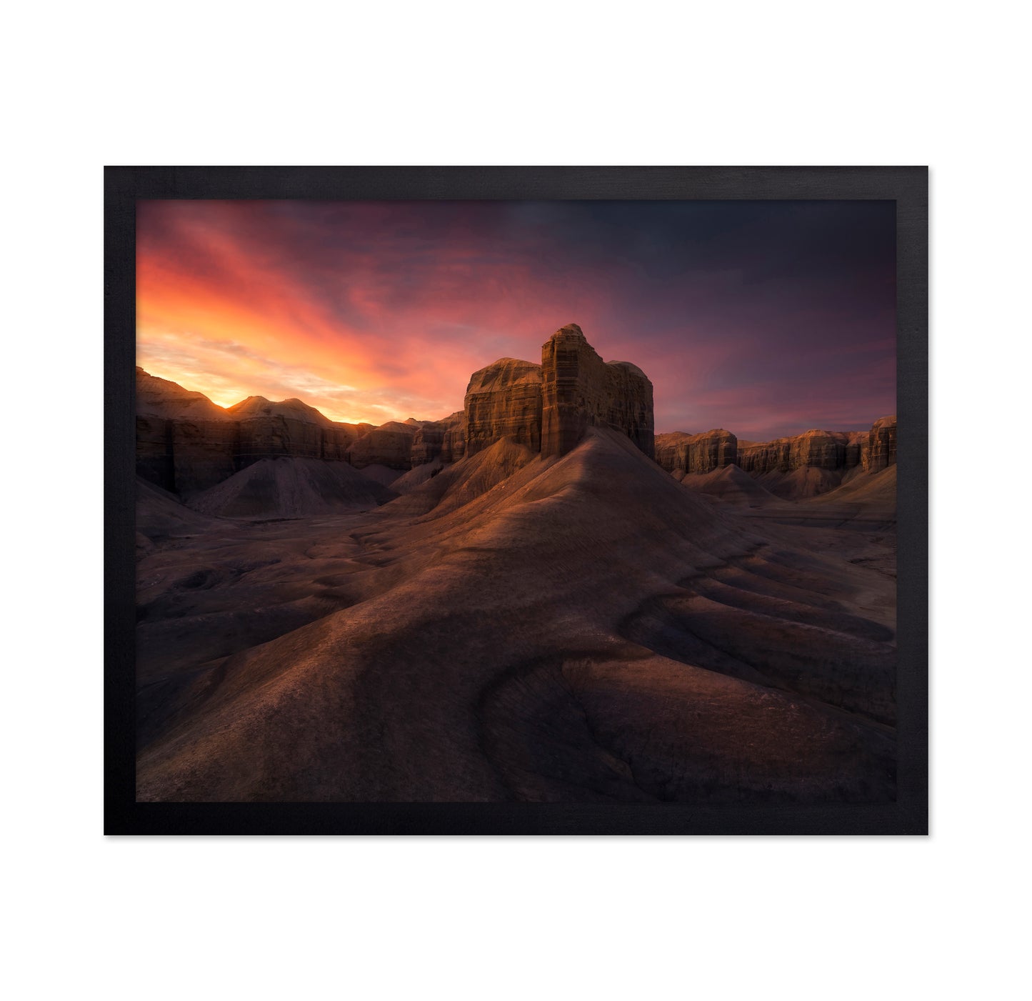 Desert Rock Sunset