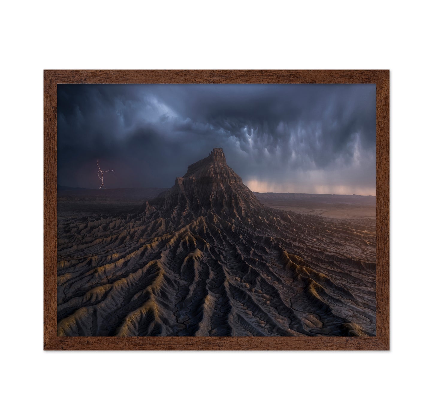 Storm Over Desert Peak